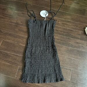 Princess Polly black sherry dress